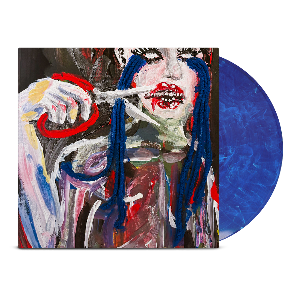 the album cover for Destroy Boys - Foie Gras [Indie Exclusive Tear Blue]