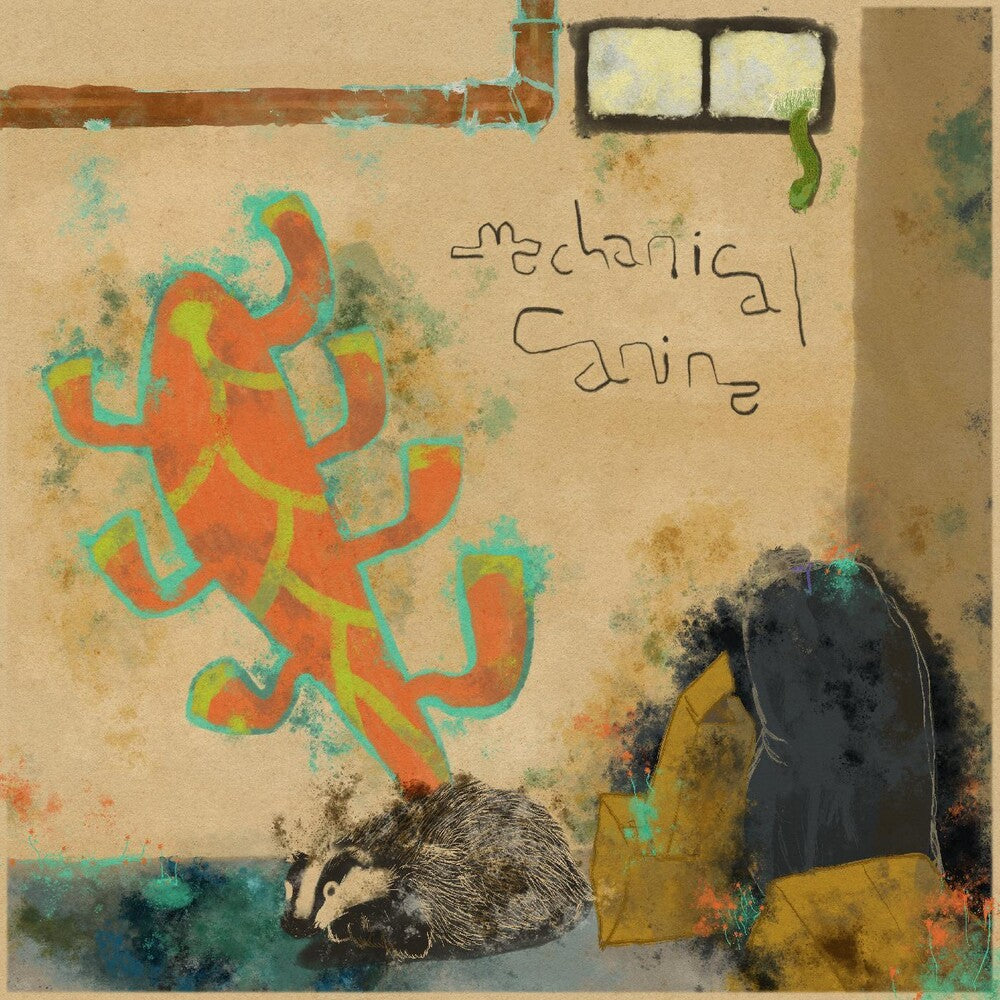 the album cover for Mechanical Canine - Walls Covered In Mildew