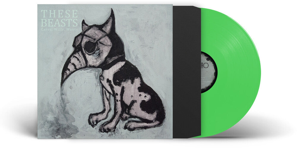 the album cover for These Beasts - Cares Wills Wants - Green [Colored Vinyl] (Grn)