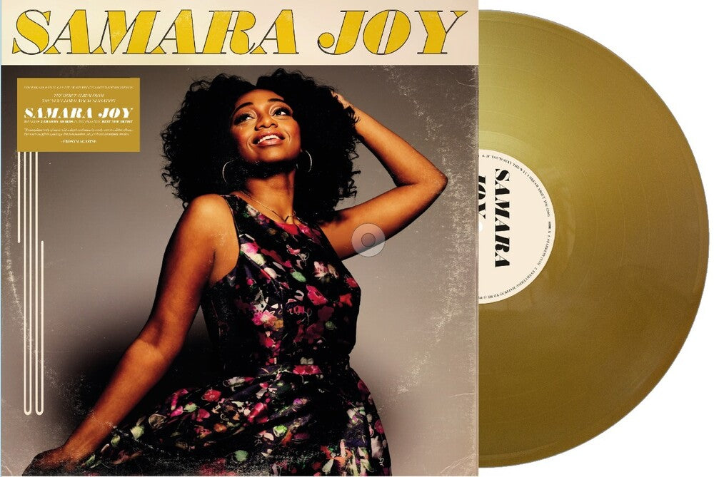 the album cover for Samara Joy - Samara Joy [Import Limited Edition Gold LP]