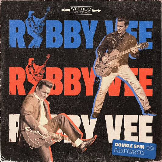 the album cover for Robby Vee - Double Spin