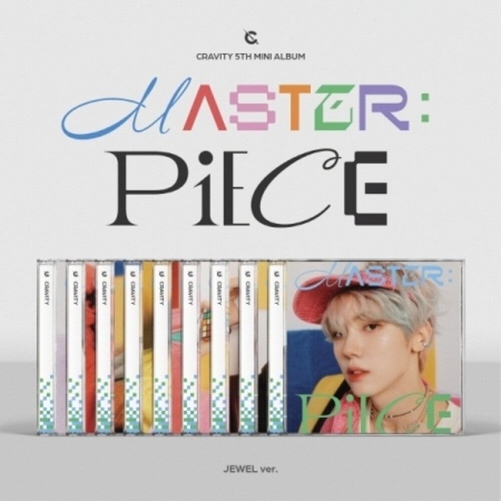 the album cover for Cravity - Master:Piece - Jewel Case (Post) (Phob) (Phot)