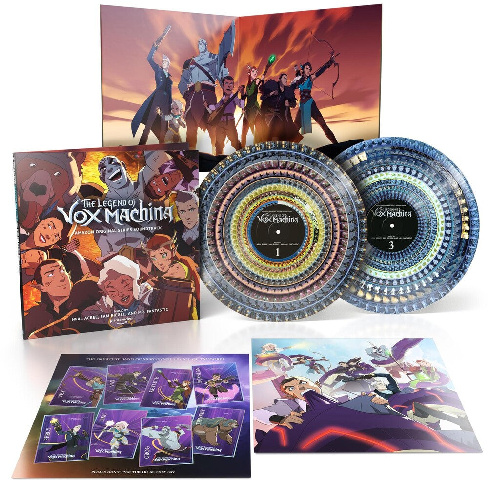 the album cover for Neal Acree - The Legend of Vox Machina (Amazon Original Series Soundtrack) [Limited Edition 2LP]