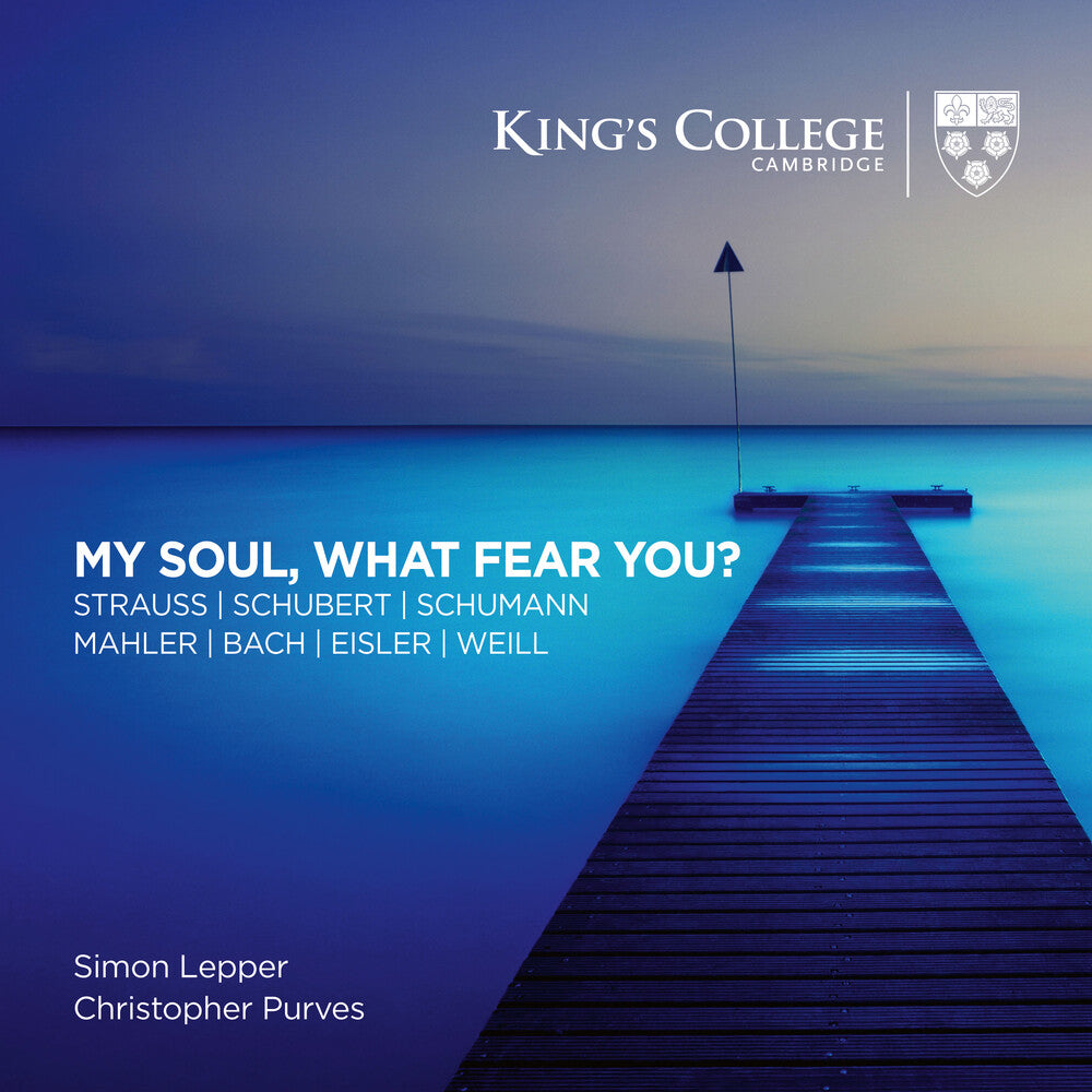 the album cover for Christopher Purves - My Soul What Fear You?