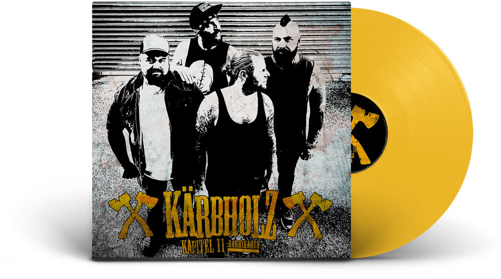 the album cover for Kärbholz - Kapitel 11: Barrikaden - Orange (W/Cd) [Colored Vinyl]