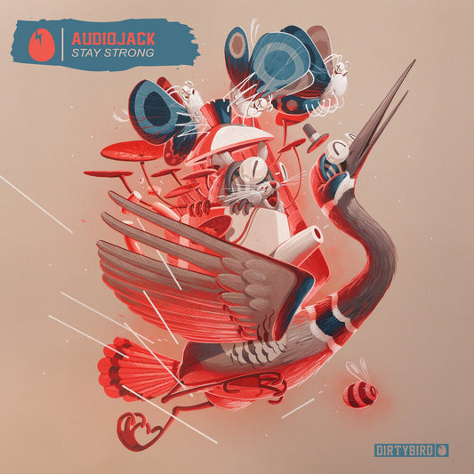 the album cover for Audiojack - Stay Strong