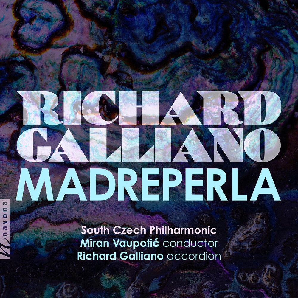 the album cover for Galliano / South Czech Philharmonic - Madreperla