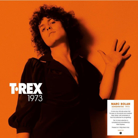 the album cover for T. Rex - Songwriter: 1973 (Blk) (Ofgv) (Uk)