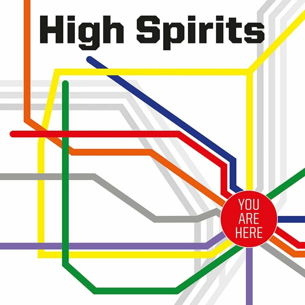 the album cover for High Spirits - You Are Here - Splatter (Spla)