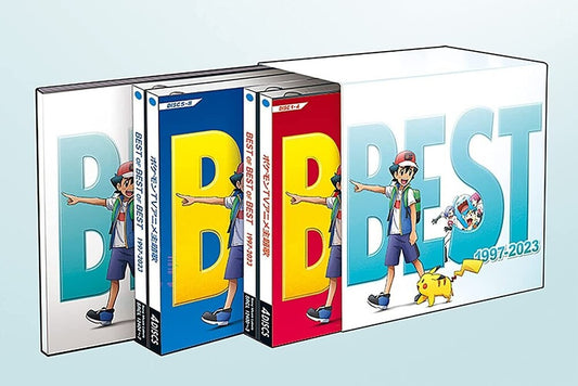 the album cover for Pokemon: Theme Song Collection Best of Best of - Pokemon: Theme Song Collection Best Of Best Of Best 1997-2023 (Original Soundtrack)