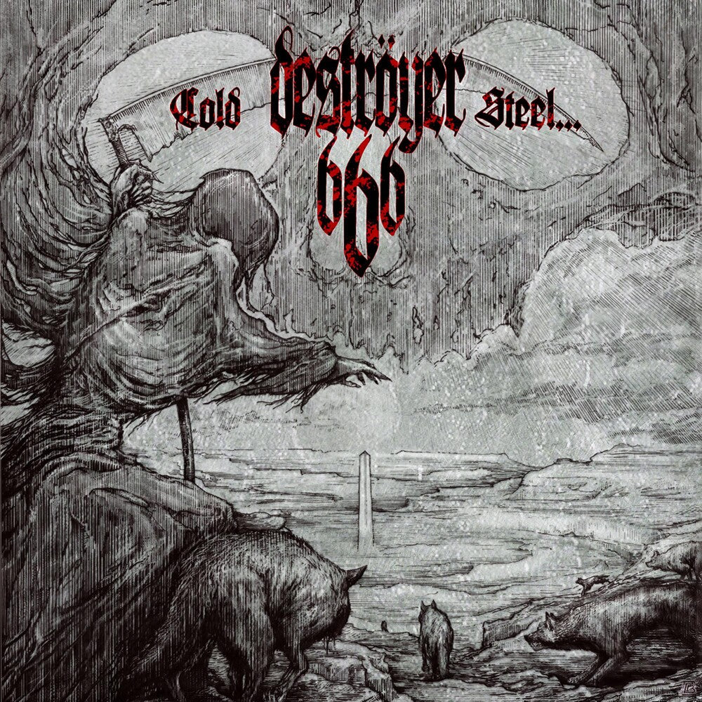 the album cover for Destroyer 666 - Cold Steel...For An Iron Age [Colored Vinyl] (Gate) (Grn)
