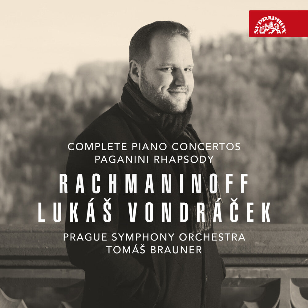the album cover for Rachmaninoff / Vondracek / Prague Symphony Orch - Piano Concertos Paganini Rhapsody