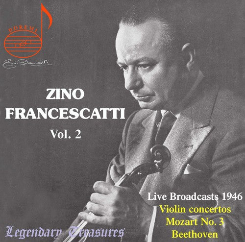 the album cover for Zino Francescatti - Legendary Treasures: Zino Francescatti 2