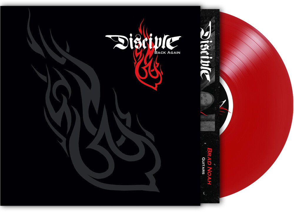 the album cover for Disicple - Back Again - Red [Colored Vinyl] [Limited Edition] (Red) [Remastered]