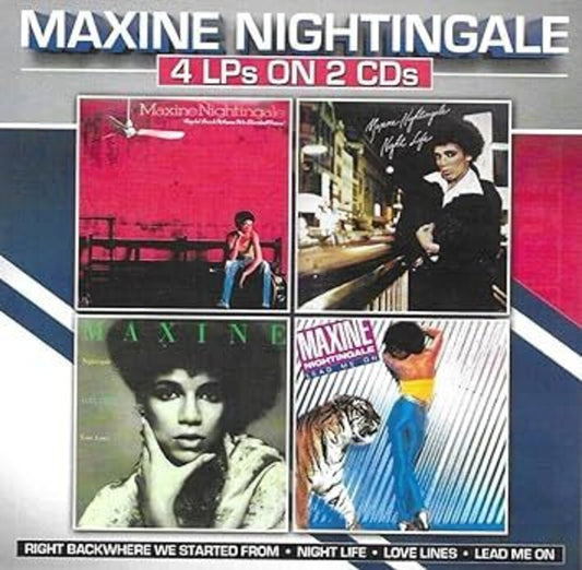 the album cover for Maxine Nightingale - Right Back Where We Started From (Wlp)