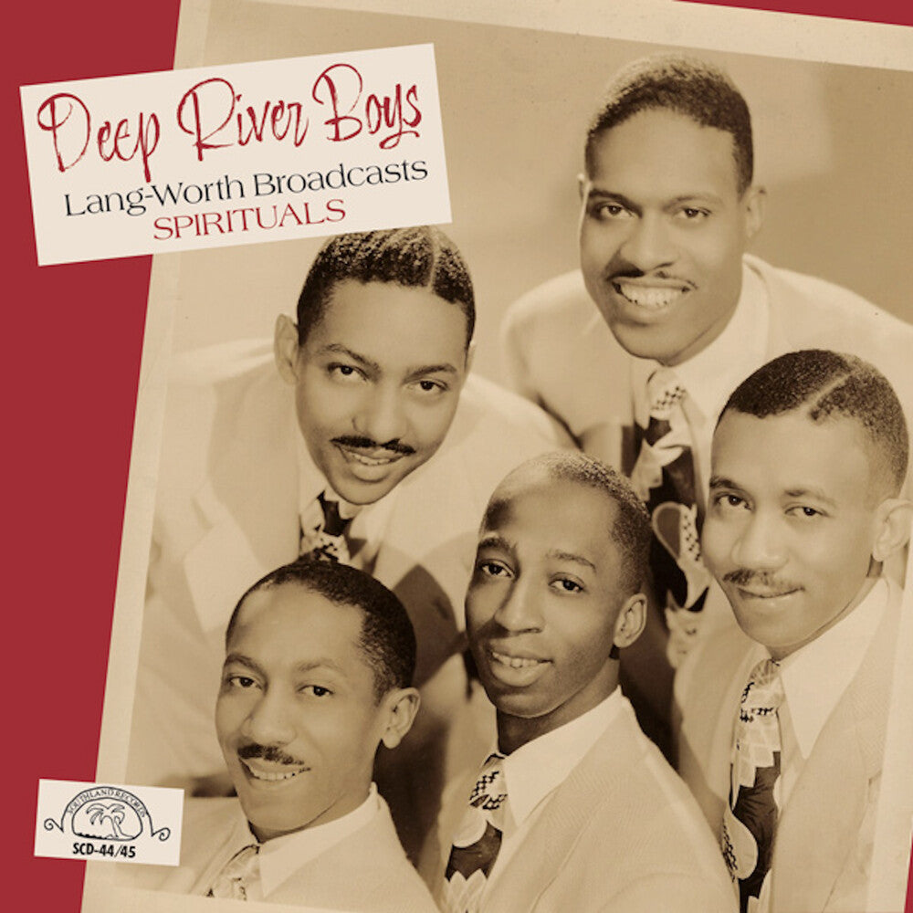 the album cover for Deep River Boys - Lang-Worth Broadcasts: Spirituals (Bonus Cd) [Deluxe]