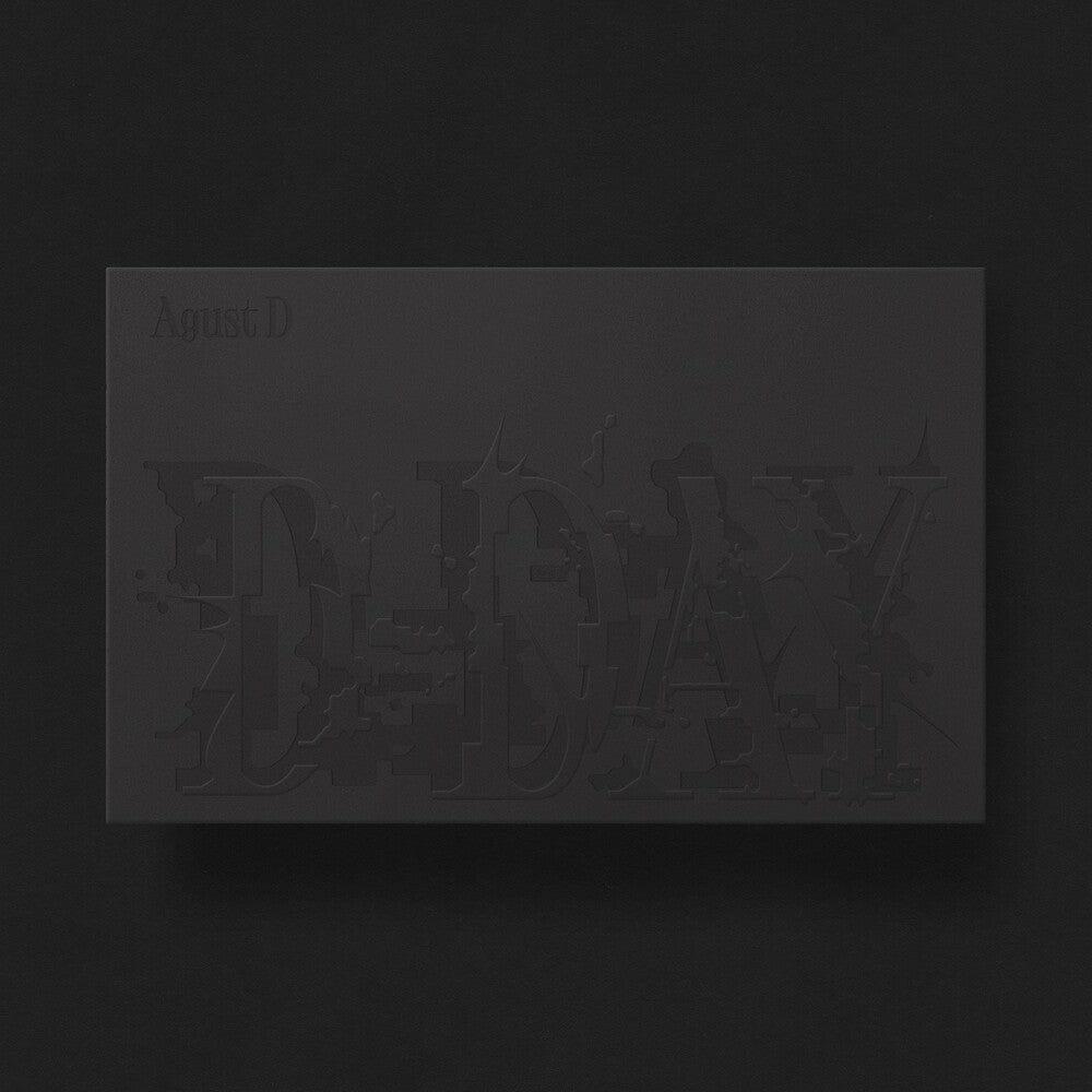 the album cover for Agust D (SUGA of BTS) - D-DAY [VERSION 01]