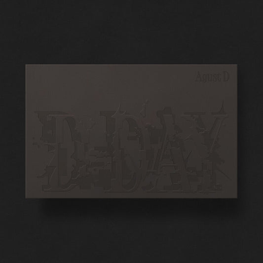Agust D (SUGA of BTS) - D-DAY [VERSION 02]