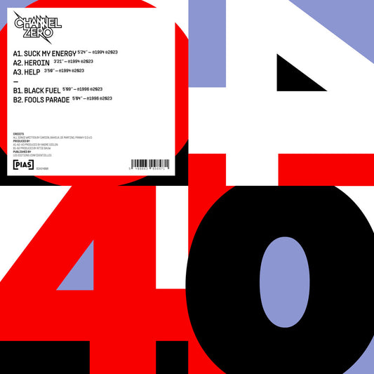 the album cover for Channel Zero - - Pias 40