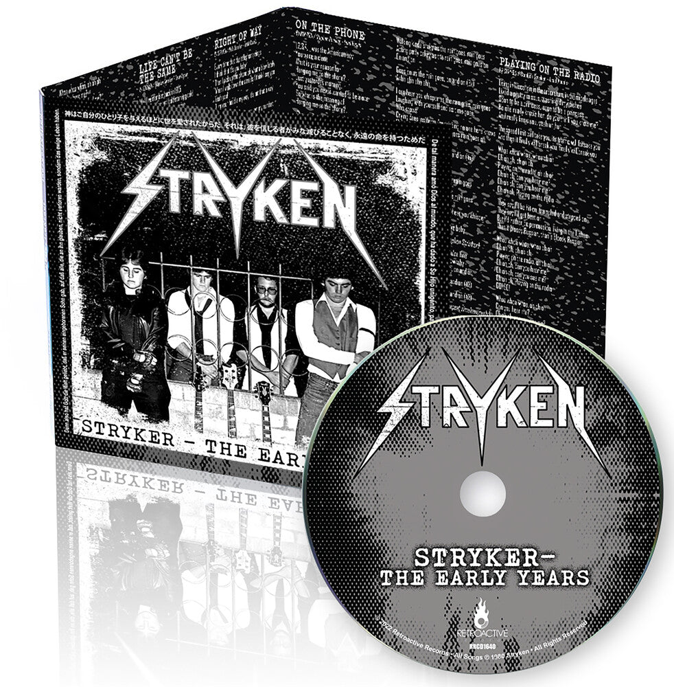 the album cover for Stryken - Stryker: The Early Years