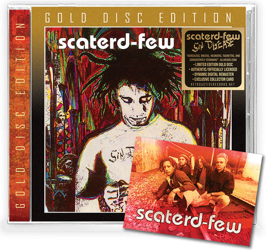 the album cover for Scaterd Few - Sin Disease
