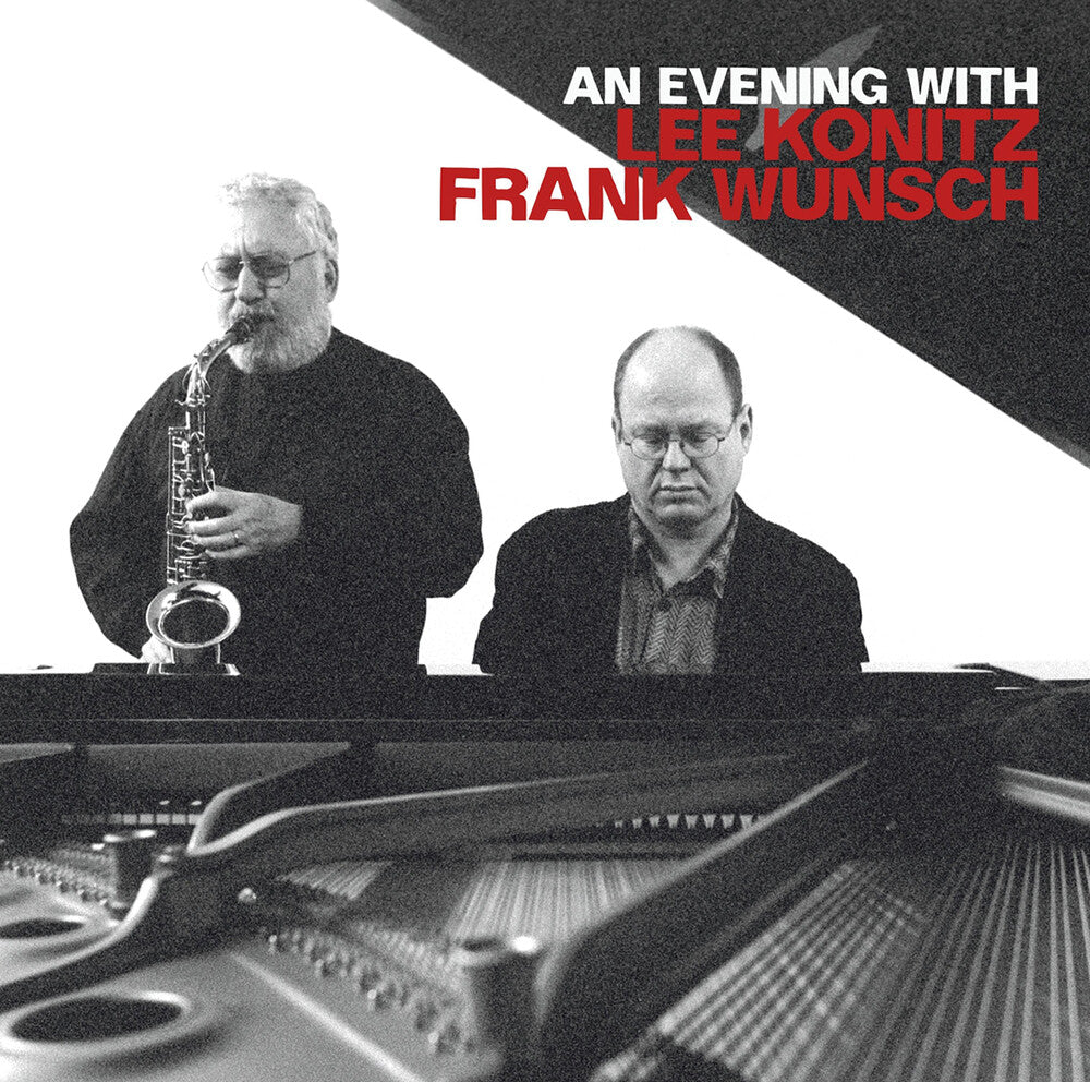 the album cover for Lee Konitz  / Wunsch,Frank - An Evening With Lee Konitz & Frank Wunsch