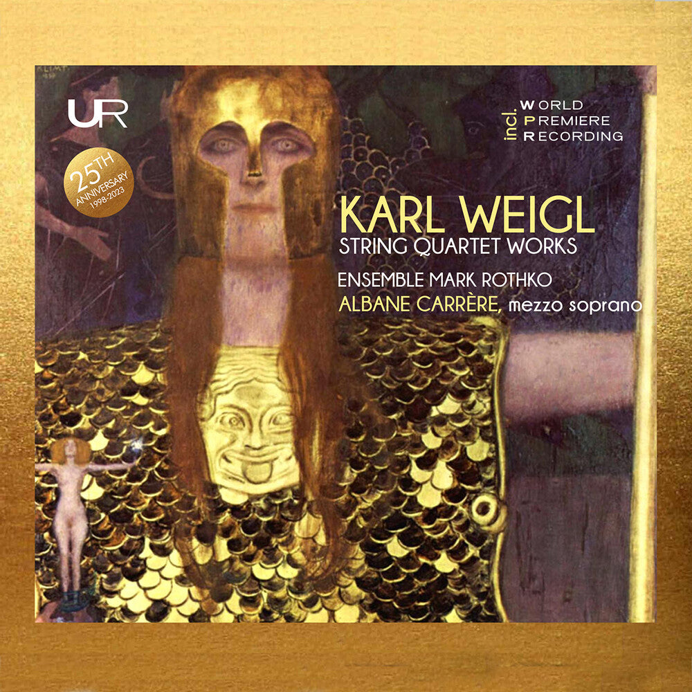 the album cover for Weigl / Carrere / Ensemble Mark Rothko - String Quartet Works