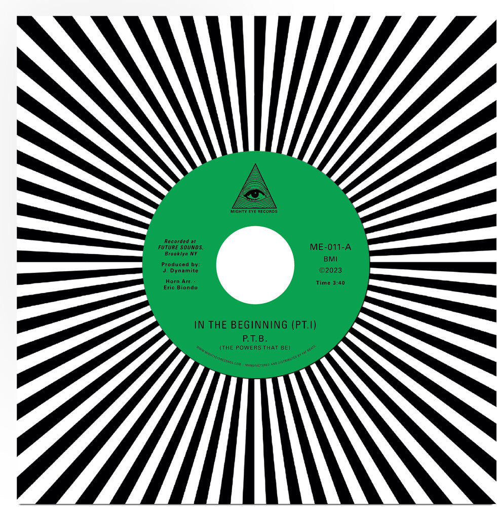 the album cover for P.T.B. (Powers That Be) - In The Beginning