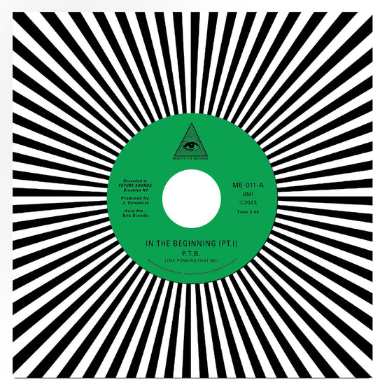 the album cover for P.T.B. (Powers That Be) - In The Beginning