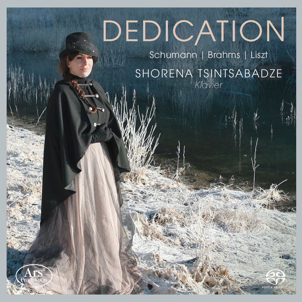 the album cover for Brahms / Liszt / Schumann - Dedication (Hybr)