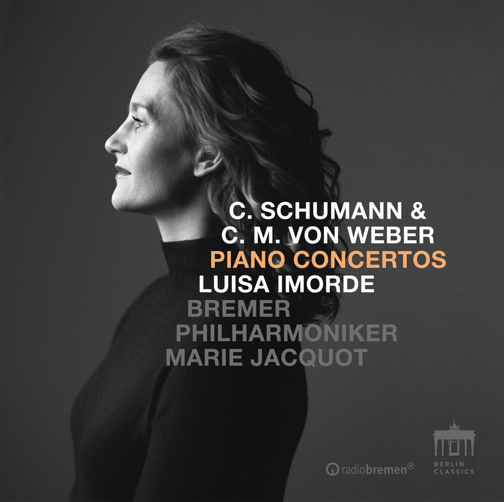 the album cover for Schumann / Weber / Bremer Philharmoniker - Piano Concertos
