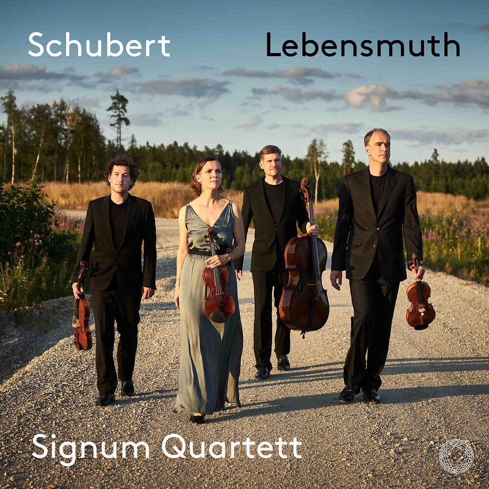 the album cover for Schubert / Signum Quartet - Lebensmuth