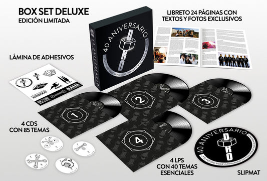 the album cover for Dro: 40 Aniversario / Various - Dro: 40 Aniversario / Various (W/Cd) (Box) (Stic)