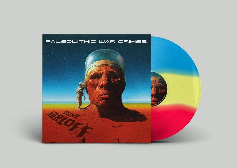 the album cover for Saint Karloff - Paleolithic War Crimes [Colored Vinyl]