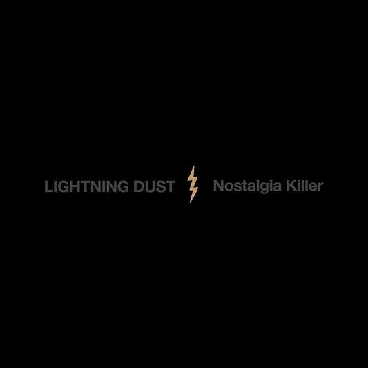 the album cover for Lightning Dust - Nostalgia - Cosmic Amber [Colored Vinyl]