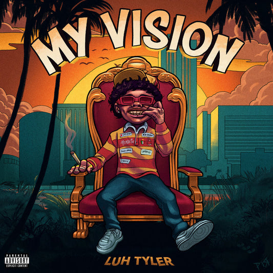 the album cover for Luh Tyler - My Vision (Mod)