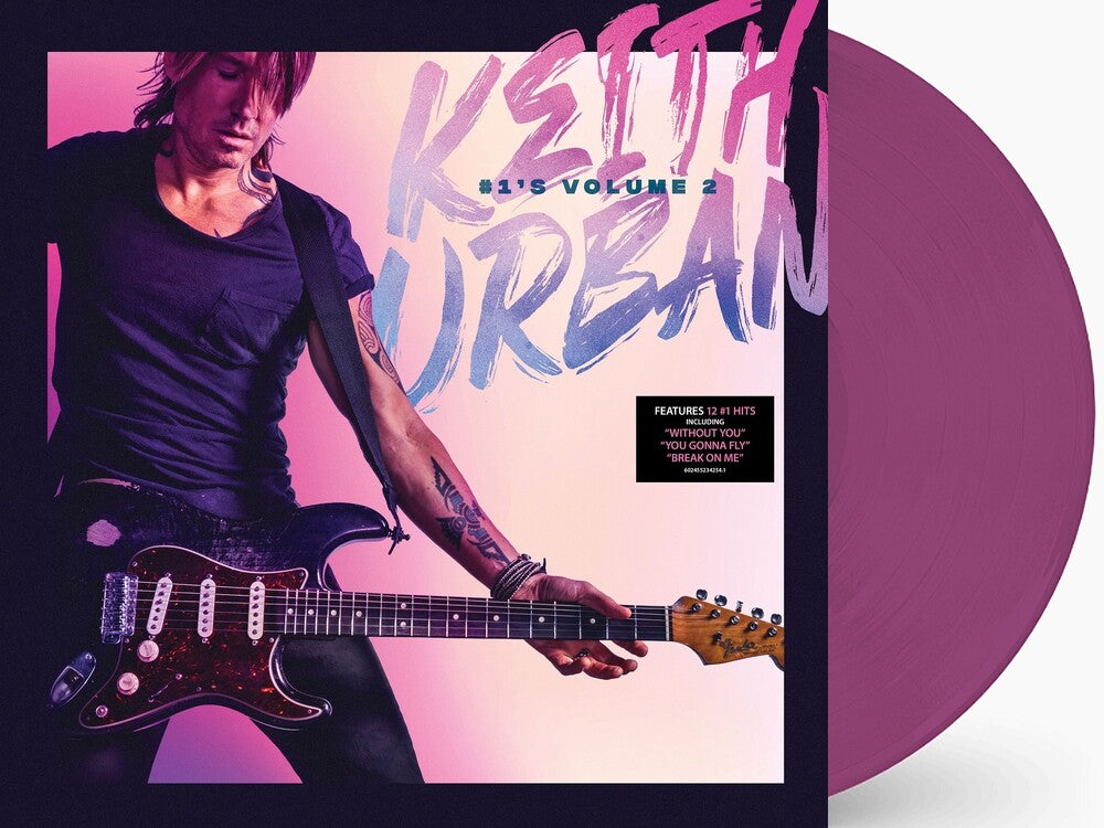 the album cover for Keith Urban - #1's Volume 2 [Limited Edition Grape LP]