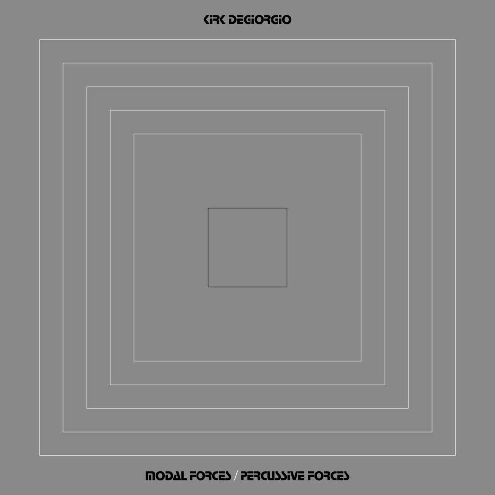the album cover for Kirk Degiorgio - Modal Forces / Percussive Forces