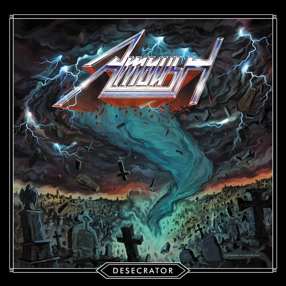 the album cover for Ambush - Desecrator [Colored Vinyl] (Spla)