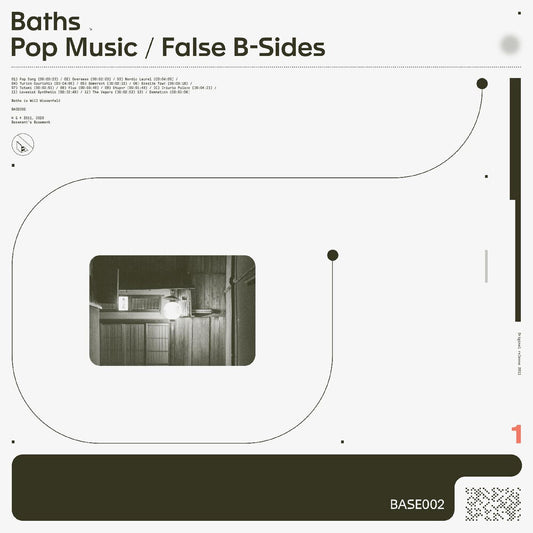 the album cover for Baths - Pop Music / False B-sides II