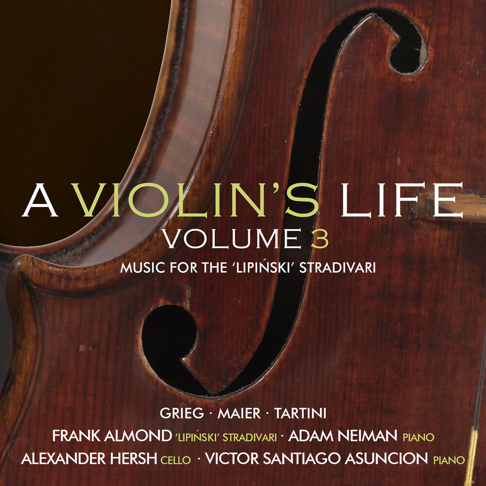the album cover for Grieg / Maier / Almond - Violin's Life Vol. 3
