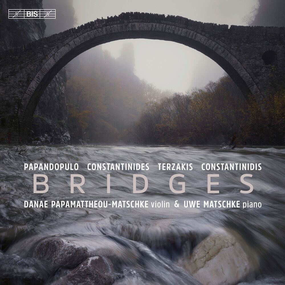 the album cover for Constantinidis / Papandopulo / Terzakis - Works For Violin & Piano By Greek Composers (Hybr)