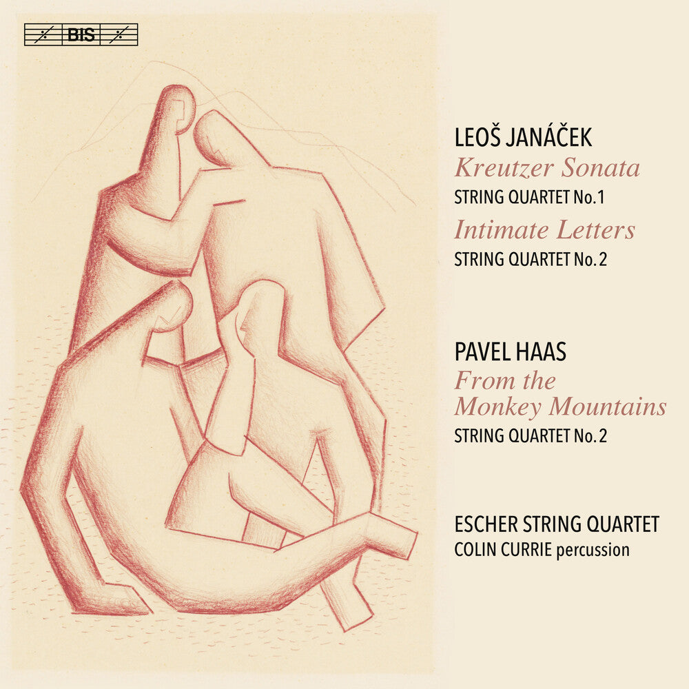 the album cover for Haas / Janacek / Escher String Quartet - String Quartets (Hybr)
