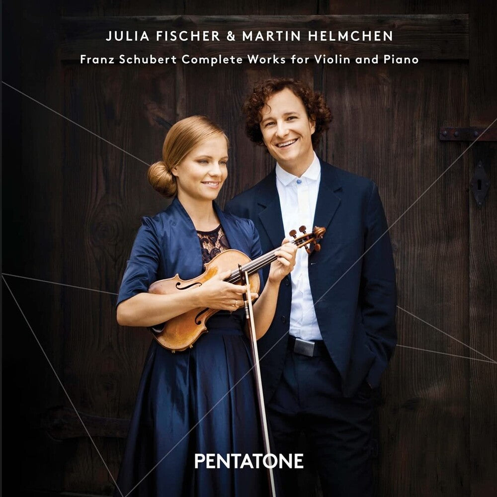 the album cover for Schubert / Fischer / Helmchen - Complete Works For Violin & Piano