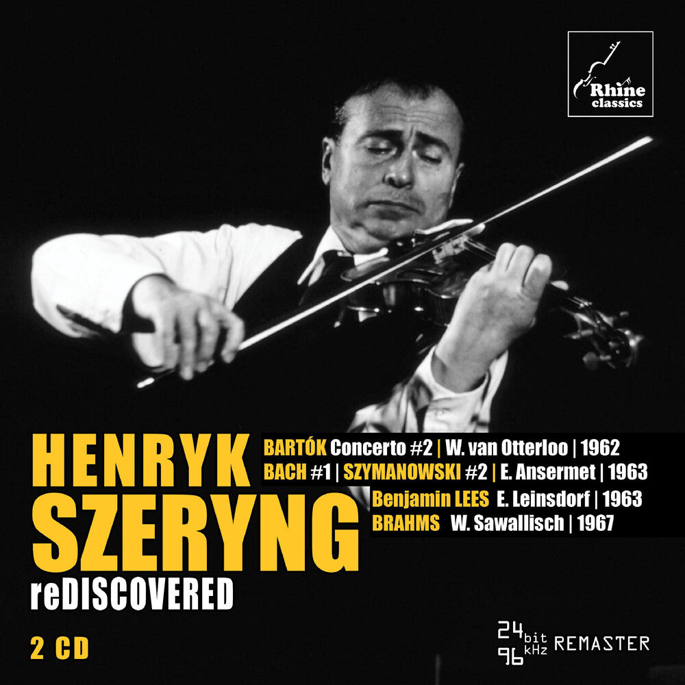 the album cover for Bartok / J Bach .S. / Szymanowski - Rediscovered