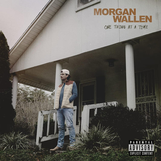 the album cover for Morgan Wallen - One Thing At A Time [Bone White 3 LP]