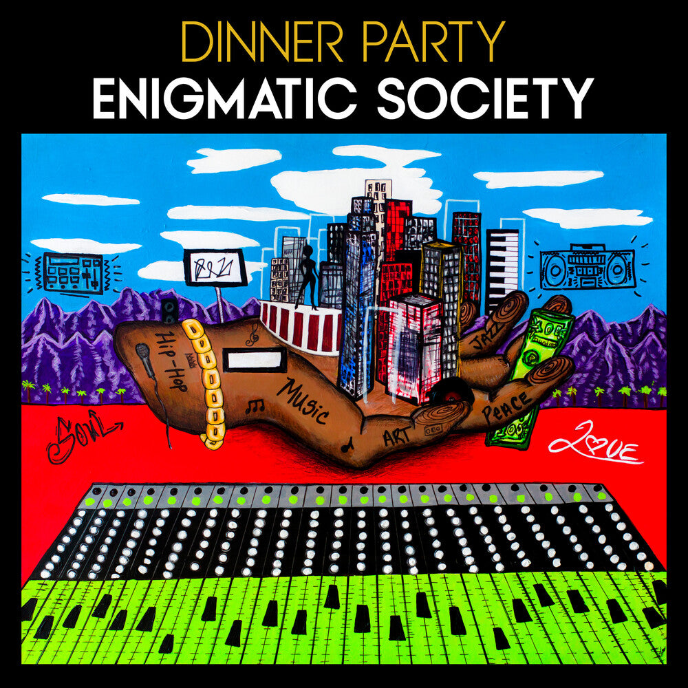 the album cover for Dinner Party - Enigmatic Society