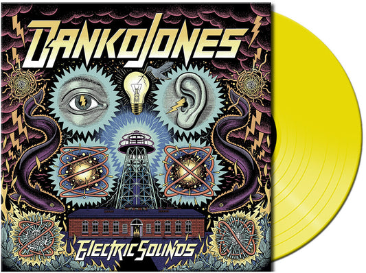 the album cover for Danko Jones - Electric Sounds [Limited Edition Yellow LP]