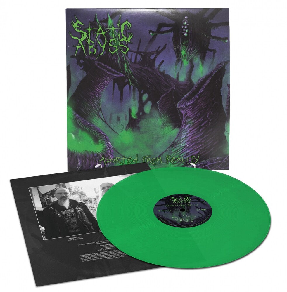 the album cover for Static Abyss - Aborted From Reality (Uk)