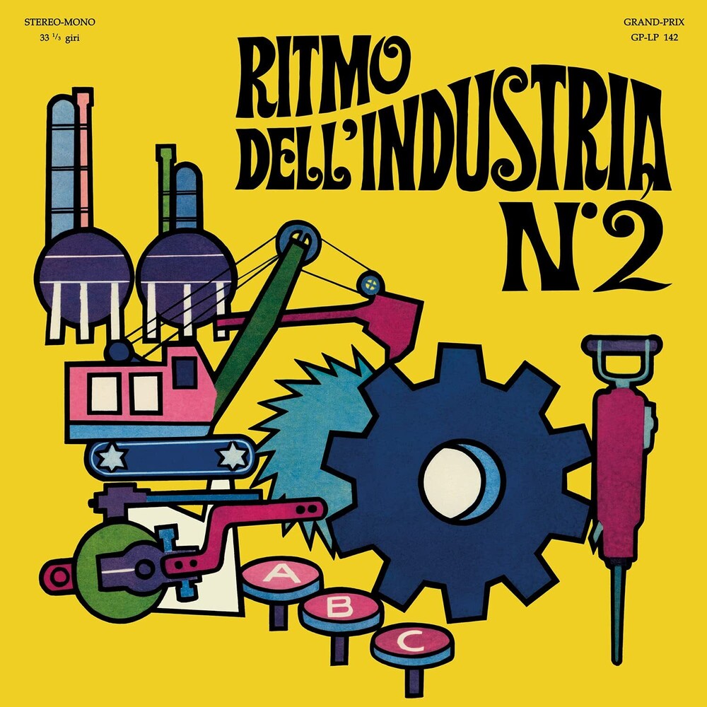 the album cover for Alessandro Alessandroni  (Colv) (Ltd) (Ogv) (Ylw) - Ritmo Dell'industria N. 2 [Colored Vinyl] [Limited Edition] [180 Gram] (Ylw)